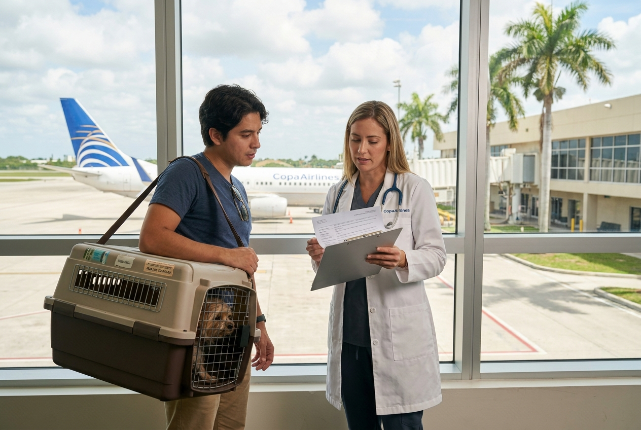 If you are planning to fly Copa Airlines with a pet in 2026, beware the strict Panama (PTY) weekend vet rule