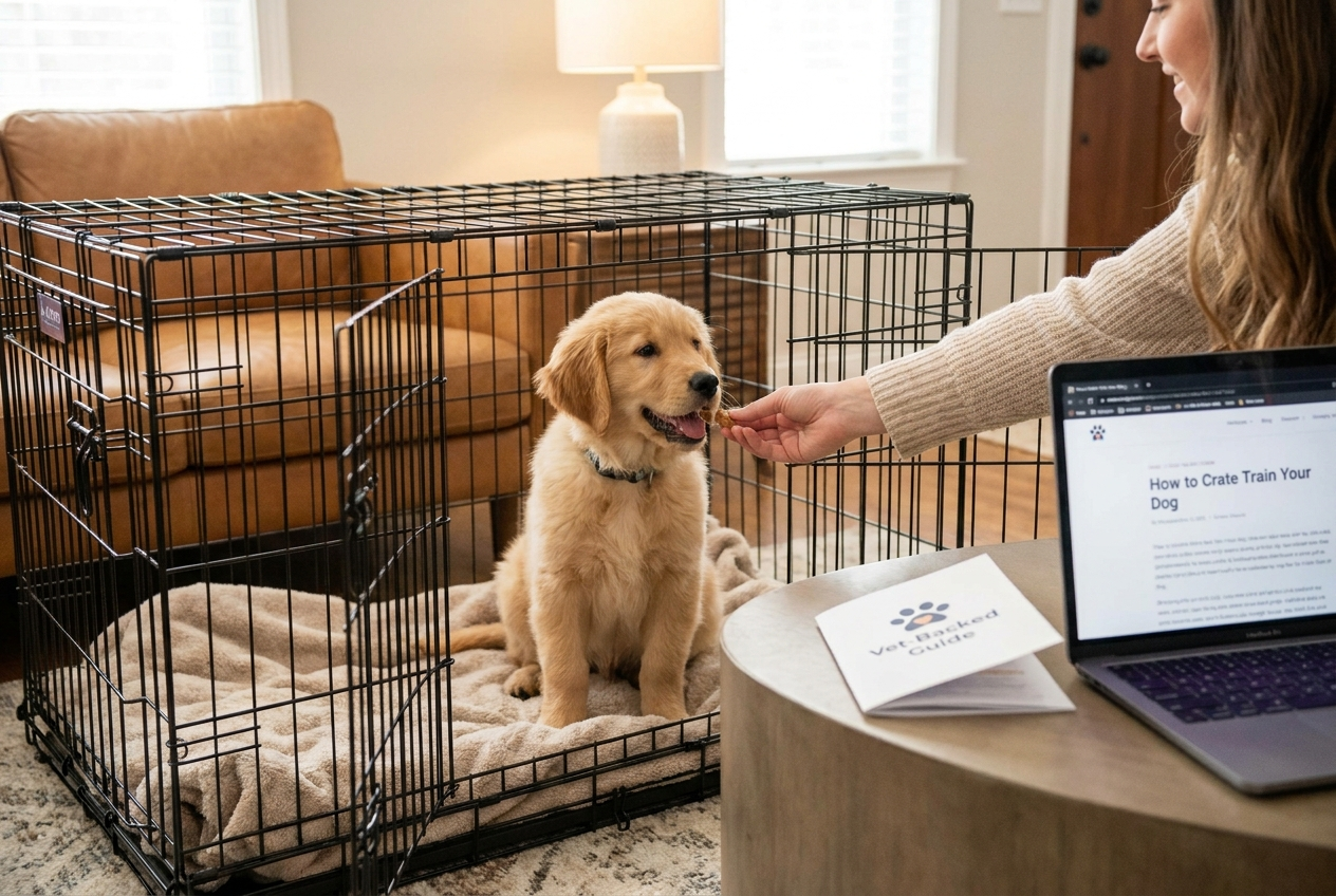 How to Crate Train Your Dog: Vet-Backed Guide