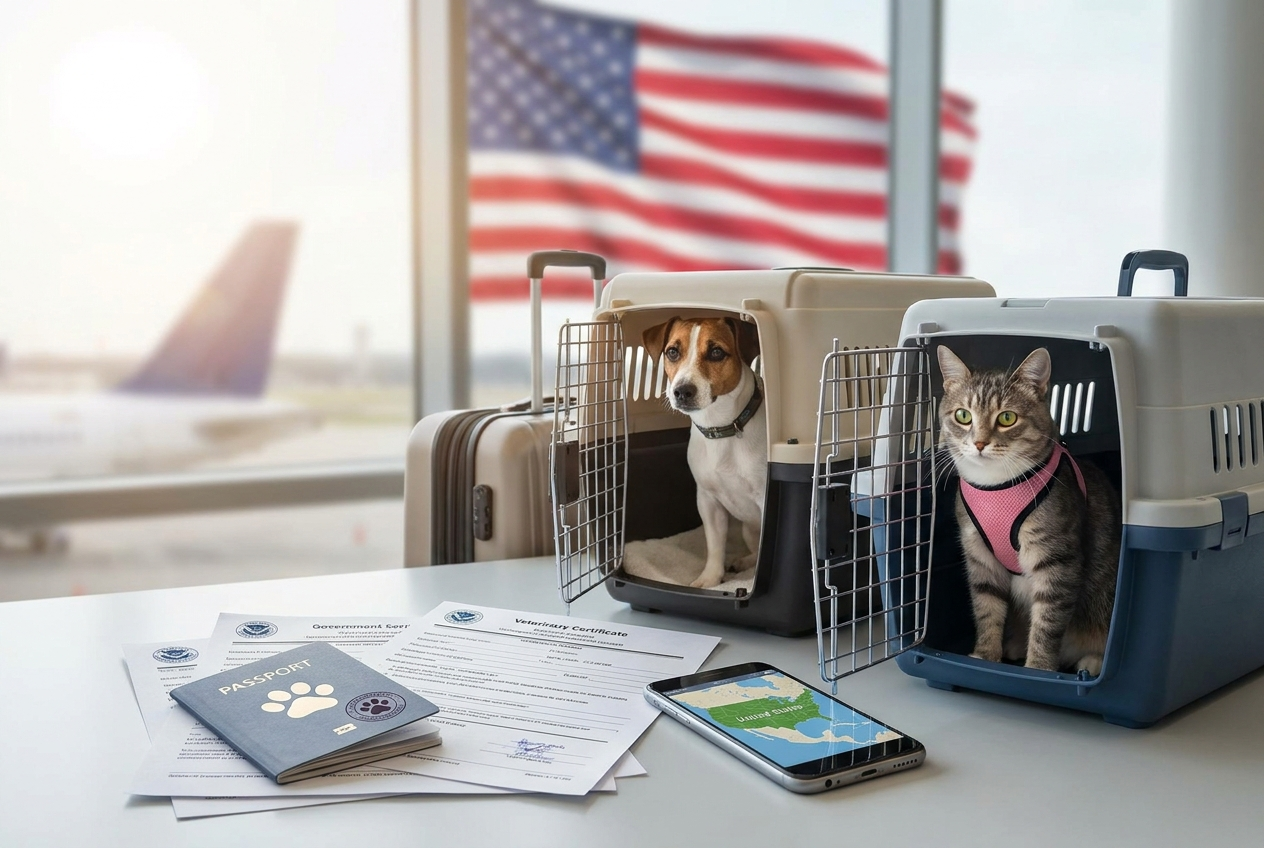 Traveling to USA with pets