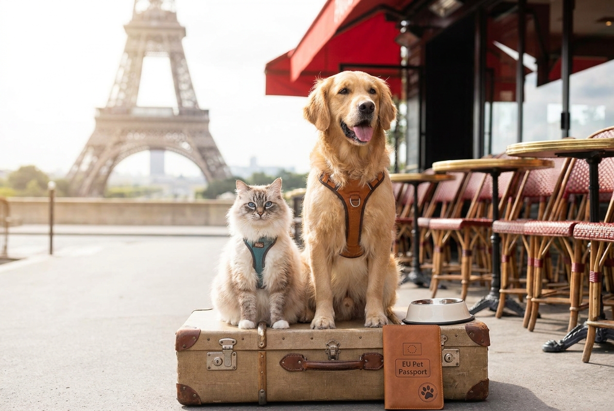 Pet Travel to France 2026: EU Pet Passport, Rabies Rules & Paris Entry Guide
