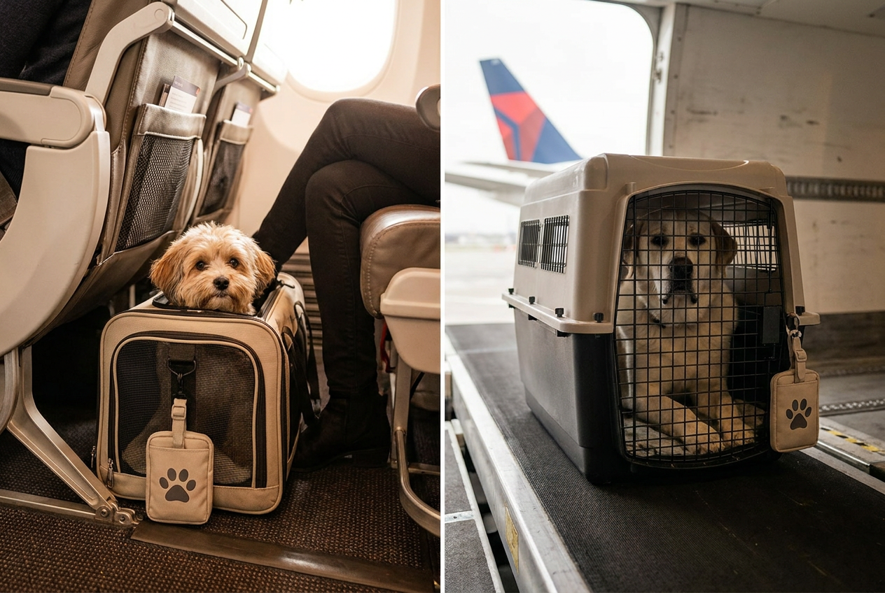 Airlines that allow pets in cabin and in cargo