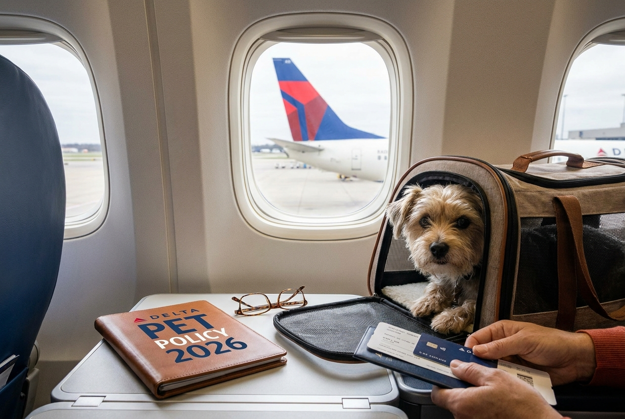 Dog traveling with Delta Airlines Cabin