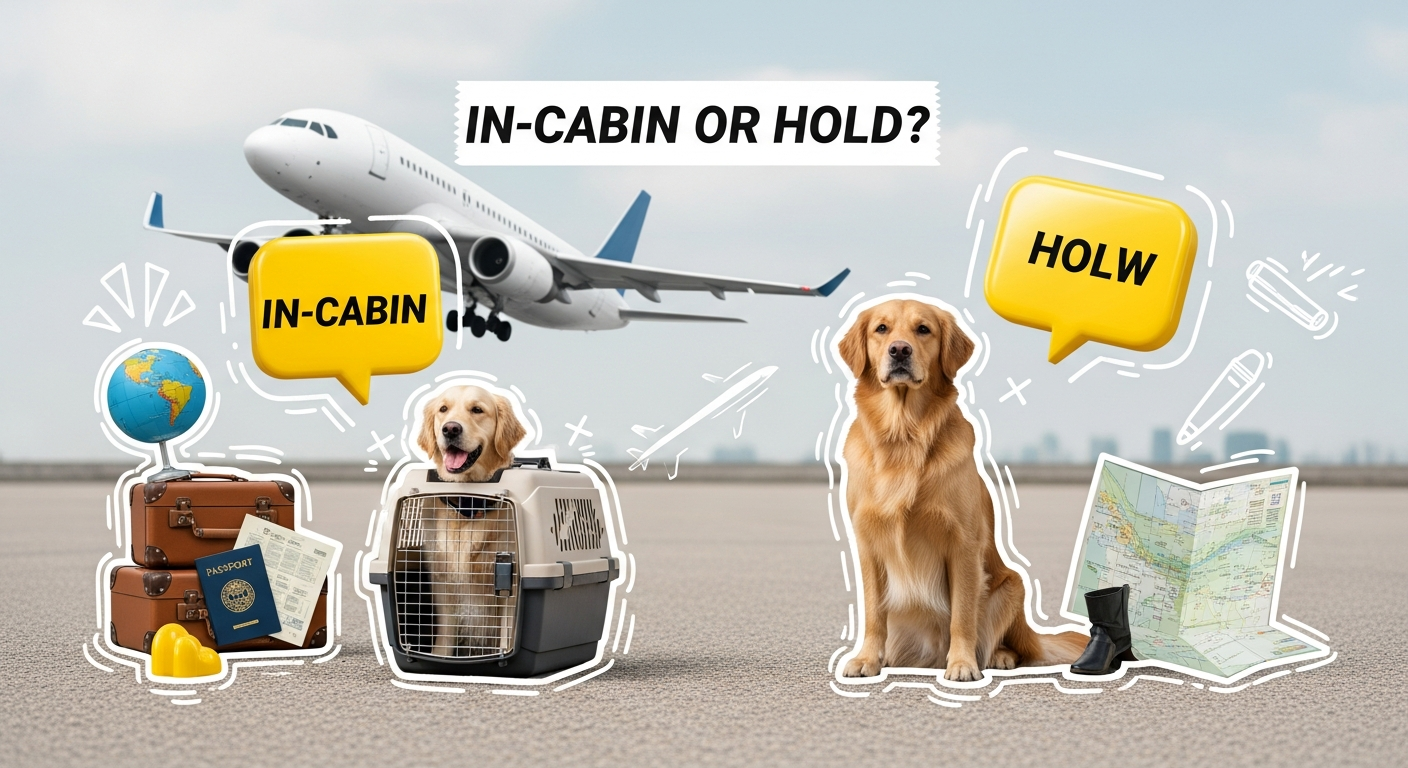 In-Cabin or Hold? How to Decide Where Your Pet Should Travel on a Plane