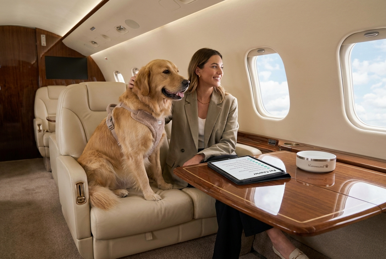 Flying with Your Pet on a Private Jet: Everything You Need to Know in 2026