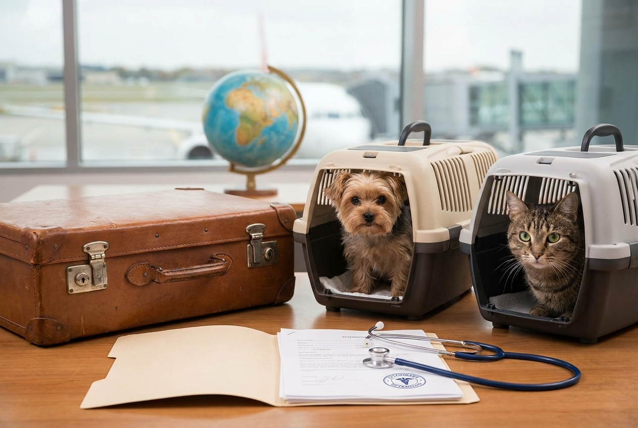 Travel Health Certificates for Dogs and Cats