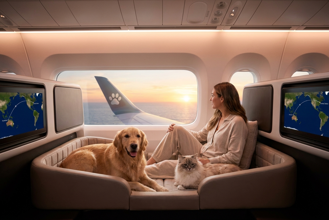 SkyePets Review 2026: The New Long-Haul In-Cabin Pet Airline From Australia to the US